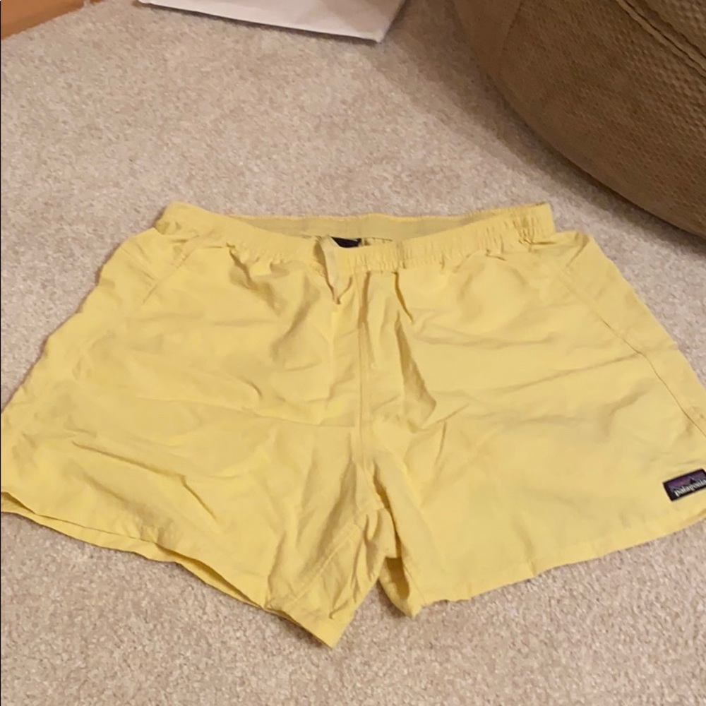 Yellow Men’s Patagonia Nylon shorts